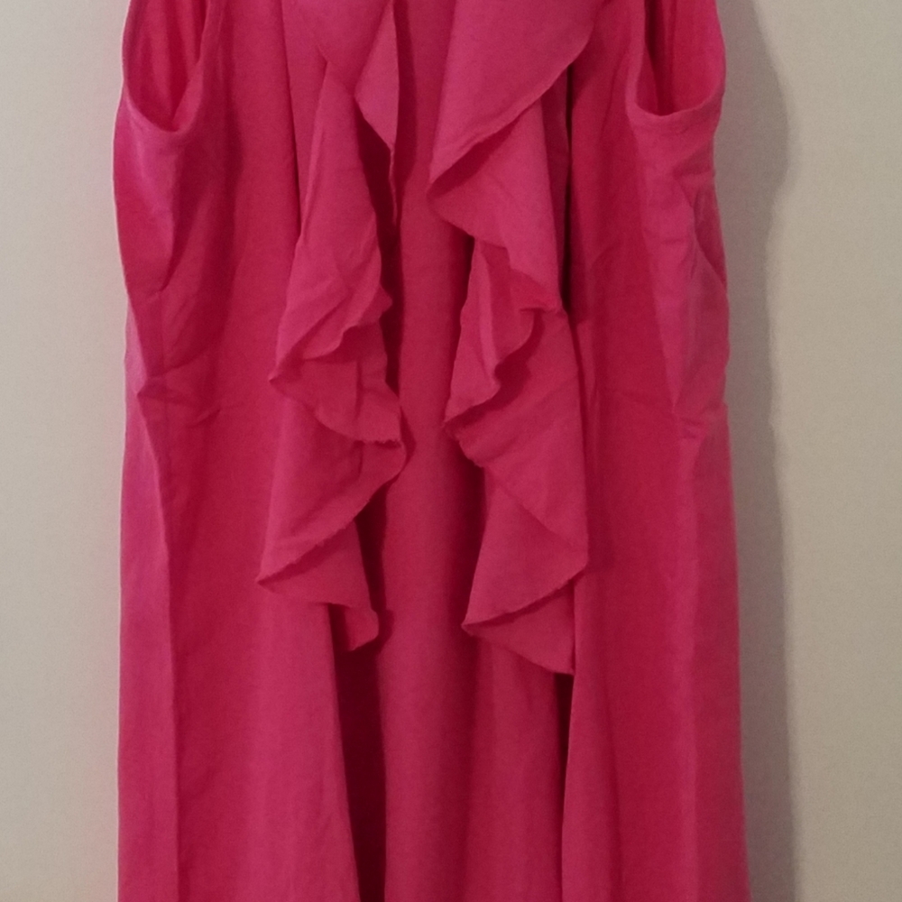Ashley Stewart Hot pink dress Size 18